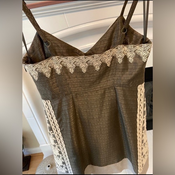 Anthropologie Moulinette Soeurs rainwashed shale dress sz 8 - Picture 5 of 10